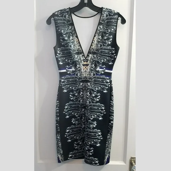 Clover Canyon Russian Enamel Print Scuba Dress - Picture 4 of 6